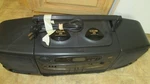 Jvc Twin Cd Dual Cassette PC-XT3 Boombox Portable Super Bass Horn Am Fm Stereo. Fixed Price $105.45.