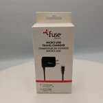 Fonegear 06941 Fuse Micro Usb Phone Charger Travel Cable & Plug 3 Ft. Fixed Price $6.52.