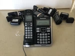 Vintage Panasonic Telephone System. 5 Phones. With Base Unit. Bluetooth.. Fixed Price $38.00.