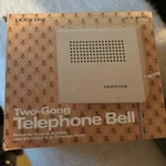 Duofone Two-gong Telephone Bell Model 43-173A *untested*. Fixed Price $24.99.