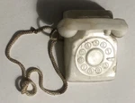 True Vintage Barbie Rotary Desk 1963 Babysits Telephone White Cord. Fixed Price $24.98.