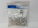 Icc IC1076VCWH RJ-11 Voice Ez Keystone Jack White 25-PACK New Sealed 6P6C. Fixed Price $18.00.