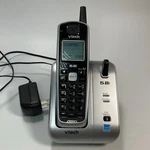 Vtech CS5111 5.8 Ghz Single Line Matched Cordless Phone W/ Base, Cord, With Box. Fixed Price $11.95.