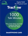 Tracfone 1000 Minutes Prepaid Add Refill Card, Only For Smartphones.. Fixed Price $28.95.