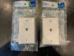Lot 2 Modular Flush Mount Voice Data Jack Telephone Line Outlet Cover Eaton. Fixed Price $11.99.