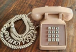 Vtg Comdial Push Button Corded Tabletop Telephone 2500- Be Nice!!. Fixed Price $31.00.