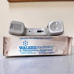 Walker Equipment Hearing Aid-compatible Noise Cancelling Handset W6-K-M Grey. Fixed Price $18.00.