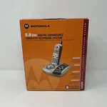 Motorola MD761 5.8 Ghz Digital Expandable Cordless Telephone System W/ Handset. Fixed Price $44.99.