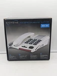 Serene Innovations HD-60 Loud Amplified Corded Phone Visual Ringer Large Key. Fixed Price $30.00.
