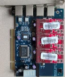Digium Asterisk Pci 4-PORT TDM400P With 3 Fxo Modules. Fixed Price $38.99.