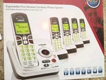 Vtech CS6229-5 Cordless Phone System Handsets Dect 6.0 Digital New Sealed. Fixed Price $52.90.