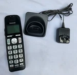 Panasonic KX-TGEA40 Black Cordless Expansion Phone W/ Caller Id & Base PNLC1050. Fixed Price $14.97.