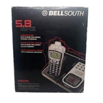 Bellsouth 5.8GHZ Cordless Phone GH5831BK Multi Language 80 Name & # Caller Id. Fixed Price $34.99.