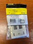 Hubbell I-station Plate, 1-GANG, 4-PORT, Electric Ivory, IFP14EI, Lot Of 15. Fixed Price $15.00.
