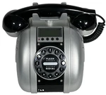 Vintage Retro Us Basic - Euro Corded Phone With Caller Id Black/silver Rare. Fixed Price $135.95.
