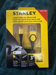 Stanley 3 ' Coiled Cable For Micro-usb Phone Electronic Device Charger (#5T). Fixed Price $8.95.