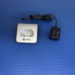 At&t Cordless Phone Charging Base Unisex Os Silver Excellent 4H20 With Adapter. Fixed Price $19.99.