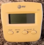Vintage 2001 At&t Caller Id 326 - Windchill Yellow (unit Only, Replacement). Fixed Price $34.98.