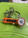 Vtg Orange Bell System Western Electric Lineman's Rotary Dial Phone Butt Set. Fixed Price $14.00.