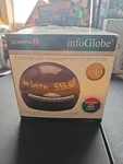 Olympia Infoglobe Digital Caller Id Clock Grey/black Mint New Box. Fixed Price $120.00.