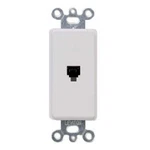 Leviton 40649-W 1 Pack Phone Faceplate Insert Plastic Replacement. Fixed Price $19.99.