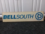 Vintage 10 X 43 Telephone Display Advertising Sign. Fixed Price $99.97.