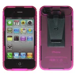 Nite Ize Connect Case For Iphone 4S Durable Protective Holder Pink Translucent. Fixed Price $29.95.