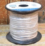 Radio Shack 4 Wire Telephone Line Model Railroad Power Track Lights Open Spool. Fixed Price $15.00.