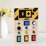 3+ Kids Wooden Electronic Busy Board Multicolor Led Lights & Switches MT5027. Fixed Price $18.99.