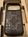 Carved Wood Grain Case For Iphone 17 Pro Exclusive Luxury Designer. Fixed Price $39.99.