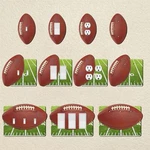 American Football Switch Outlet Rocker Cover 1 2 3 Gang. Fixed Price $13.99.